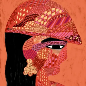 Camoulflaged Woman